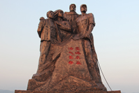 美景创意为新邵五泊山烈士纪念园添置英雄人物雕塑