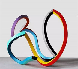 雕塑也有好情绪：扭啊扭的奇妙彩雕