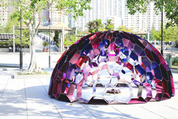 梦幻般的雕塑“万花筒穹顶”