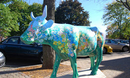 国外商业景观雕塑——牛