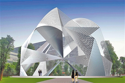 雕塑与环境的和谐共融