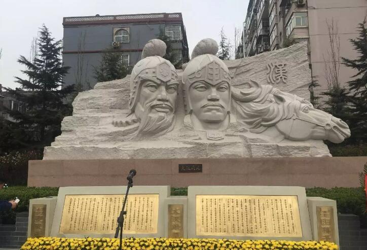 山西霍去病雕塑建成