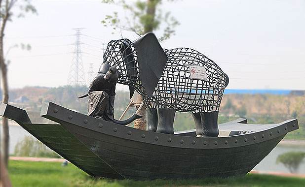 雕塑的两种语言