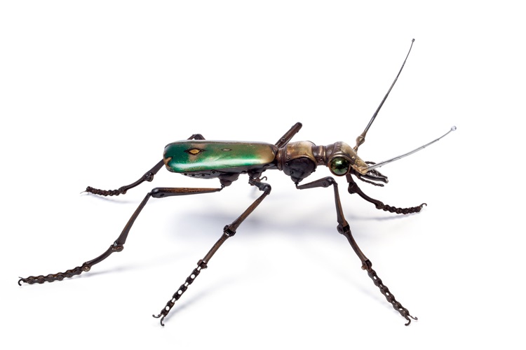 金属雕塑不焊接？全靠螺丝拧！