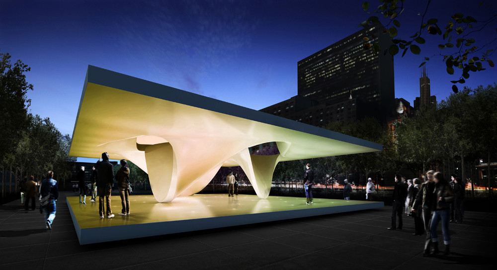 扎哈哈迪德  伯纳姆馆