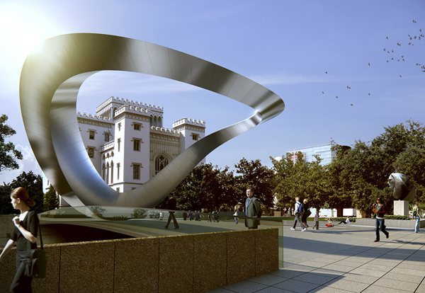 耗资90万美金的雕塑长啥样？ Crest 雕塑