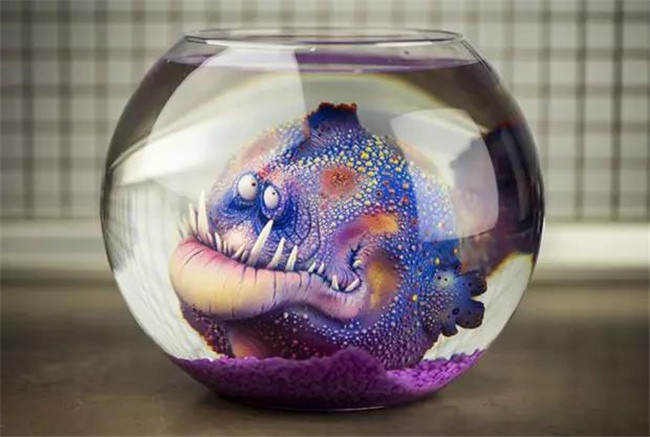 丑萌的海洋动物粘土雕塑设计图片