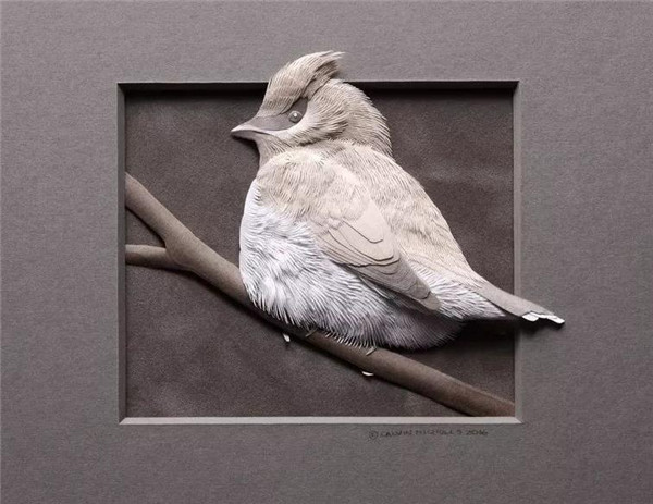 加拿大艺术家Calvin Nicholls的纸浮雕艺术欣赏
